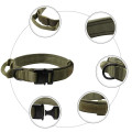 Collar de mascotas táctico militar nylon ajustable